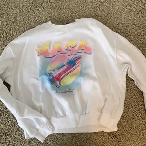 Nasa Airbrush Crew Neck